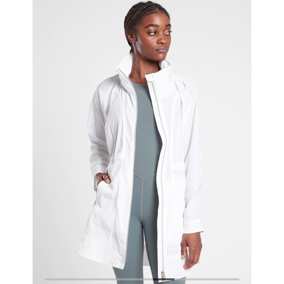 Athleta Drip Drop Jacket SZ 1X - NWT - White - Picture 7 of 15